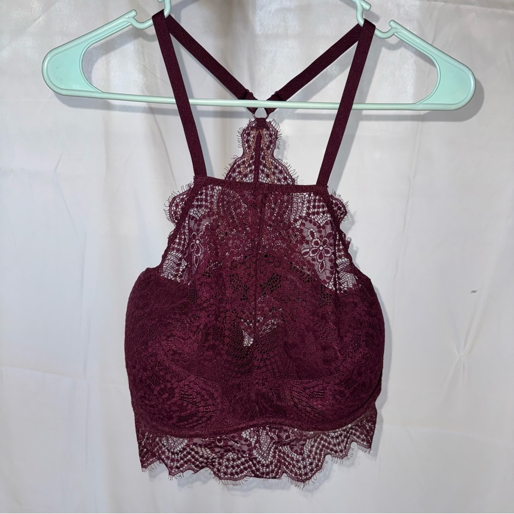 VS Pink lace bralette size L (DD)